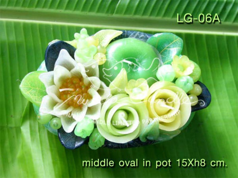 เทียนหอม เดชอุดม | GREEN APPLE SET | LG-06A