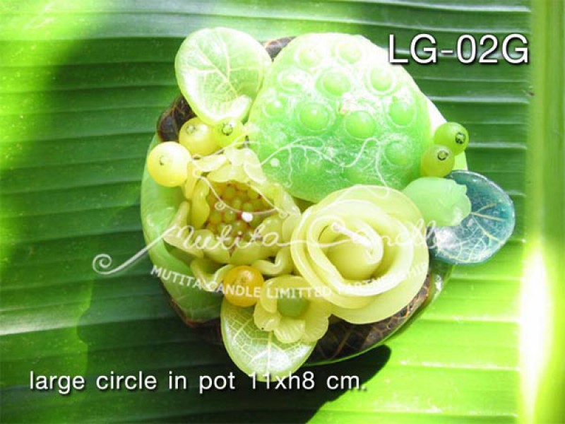 เทียนหอม เดชอุดม |  GREEN COLOUR SET | LG-02G