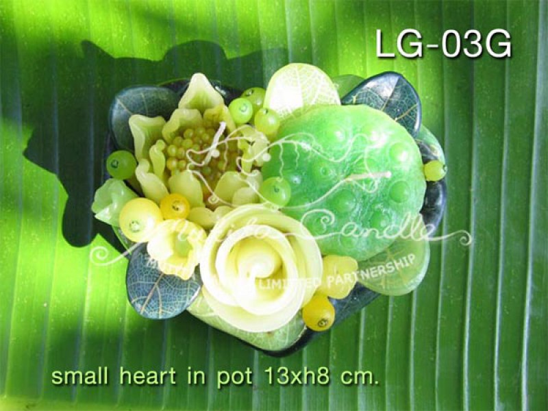 เทียนหอม เดชอุดม |  GREEN COLOUR SET | LG-03G