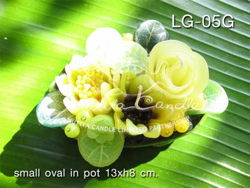 เทียนหอม เดชอุดม |  GREEN COLOUR SET | LG-05G
