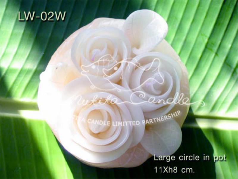 เทียนหอม เดชอุดม |  WHITE COLOUR SET | LW-02W
