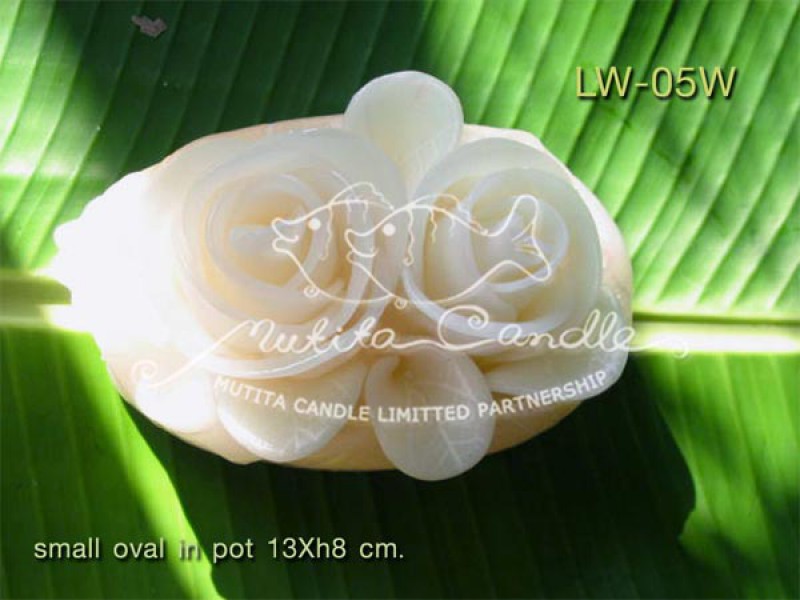 เทียนหอม เดชอุดม |  WHITE COLOUR SET | LW-05W