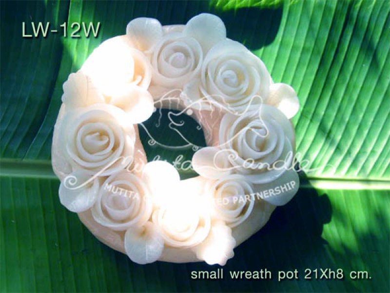 เทียนหอม เดชอุดม |  WHITE COLOUR SET | LW-12W