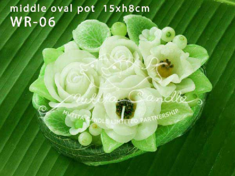 เทียนหอม เดชอุดม | WHITE ROSE SET | WR-06