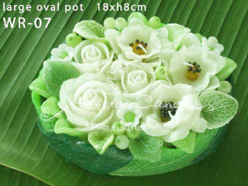 เทียนหอม เดชอุดม | WHITE ROSE SET | WR-07