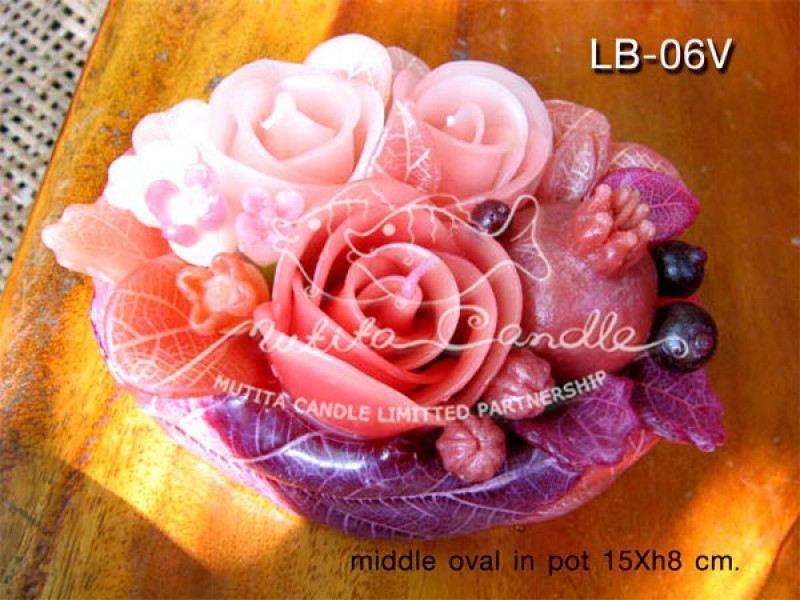 เทียนหอม เดชอุดม | PEACH COLOUR SET | LB-06V