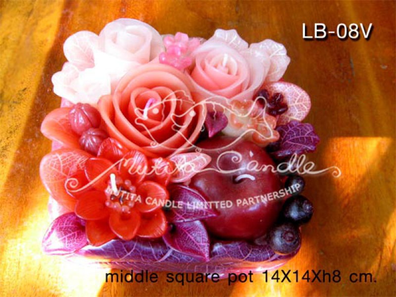 เทียนหอม เดชอุดม | PEACH COLOUR SET | LB-08V