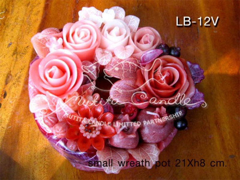 เทียนหอม เดชอุดม | PEACH COLOUR SET | LB-12V