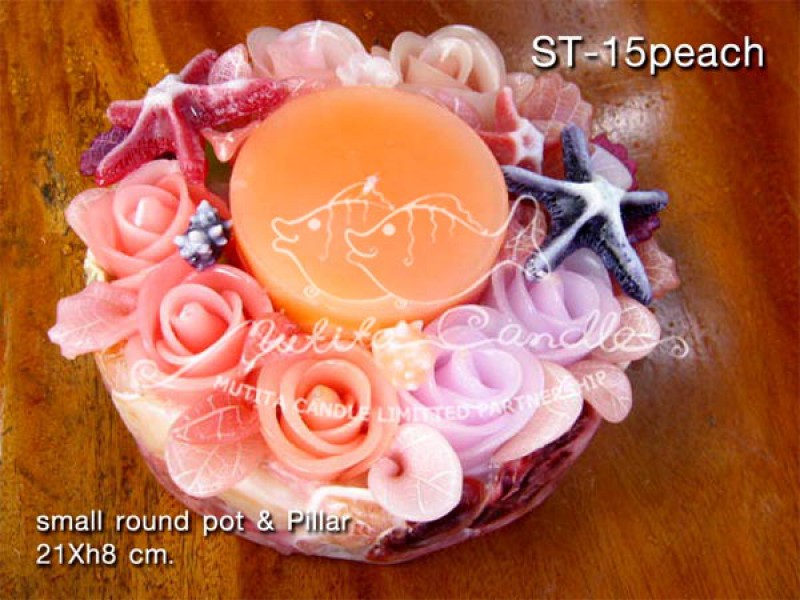 เทียนหอม เดชอุดม |  BROWN OCEAN SET | ST-15 PEACH