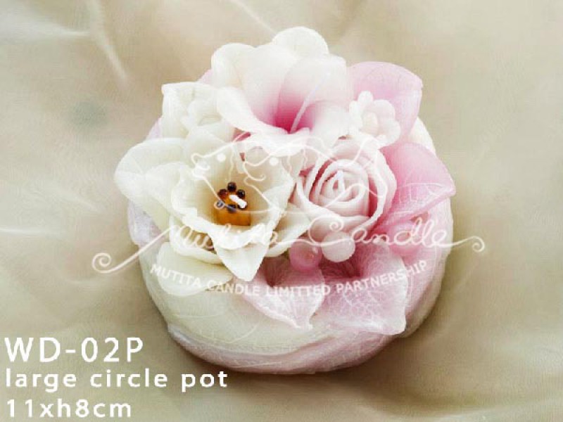 เทียนหอม เดชอุดม |  PINK WEDDING SET | WD-02P