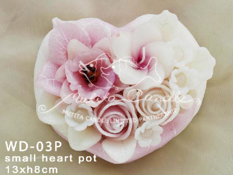 เทียนหอม เดชอุดม |  PINK WEDDING SET | WD-03P