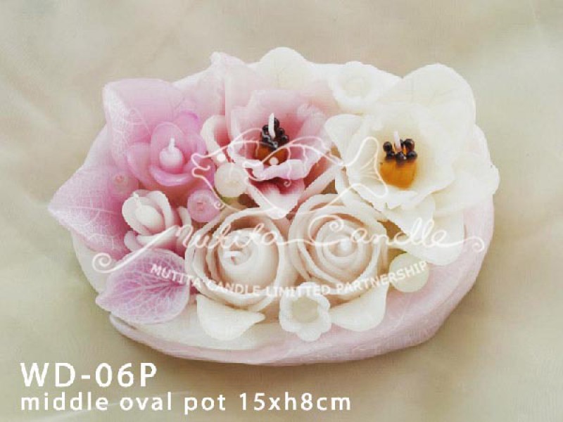 เทียนหอม เดชอุดม |  PINK WEDDING SET | WD-06P