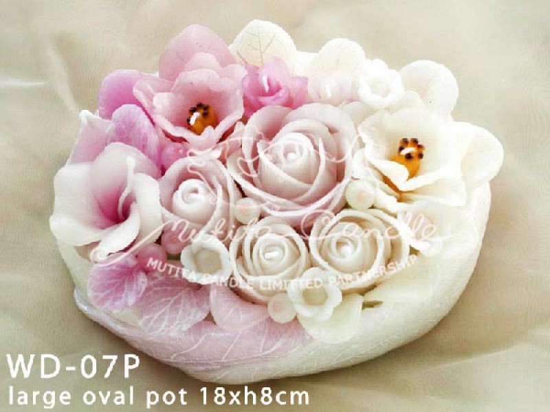 เทียนหอม เดชอุดม |  PINK WEDDING SET | WD-07P