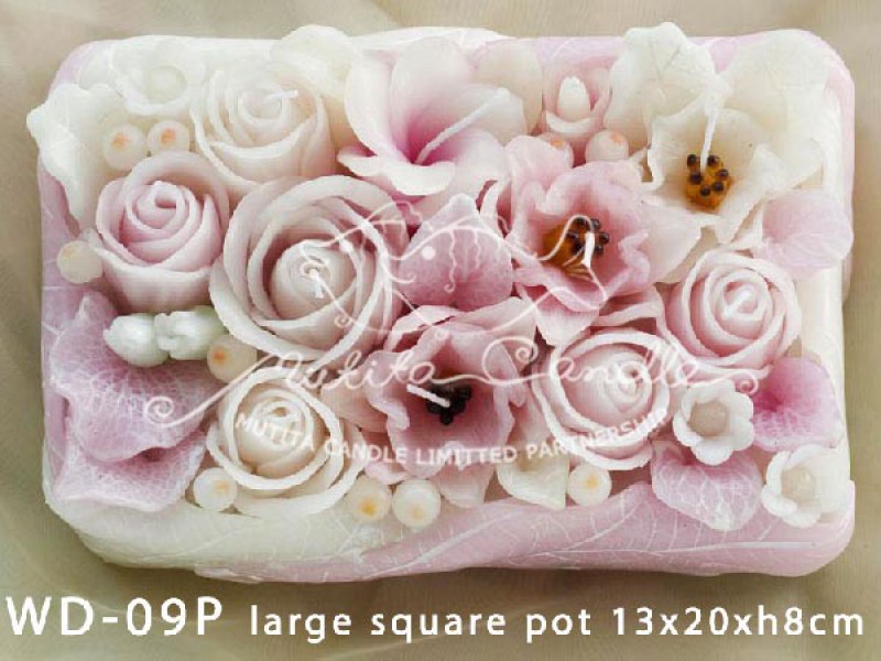 เทียนหอม เดชอุดม |  PINK WEDDING SET | WD-09P