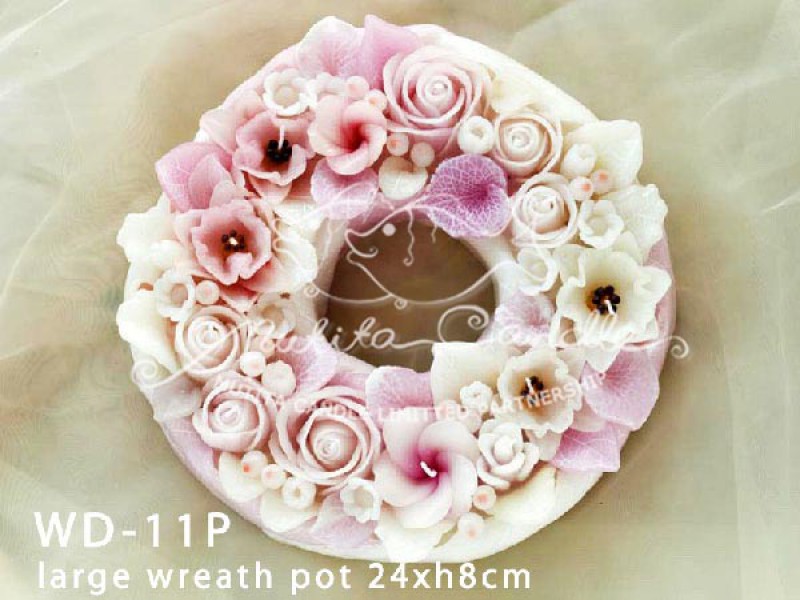 เทียนหอม เดชอุดม |  PINK WEDDING SET | WD-11P