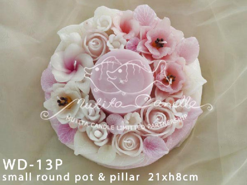 เทียนหอม เดชอุดม |  PINK WEDDING SET | WD-13P