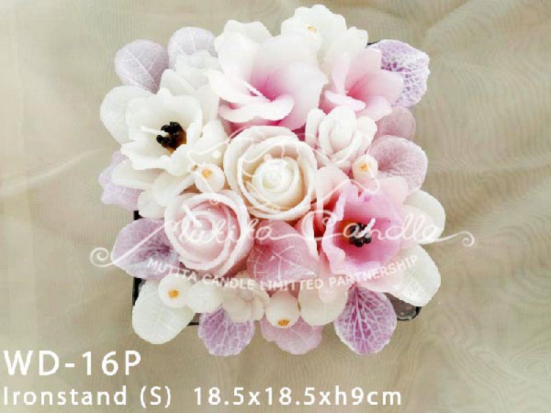 เทียนหอม เดชอุดม |  PINK WEDDING SET | WD-16P
