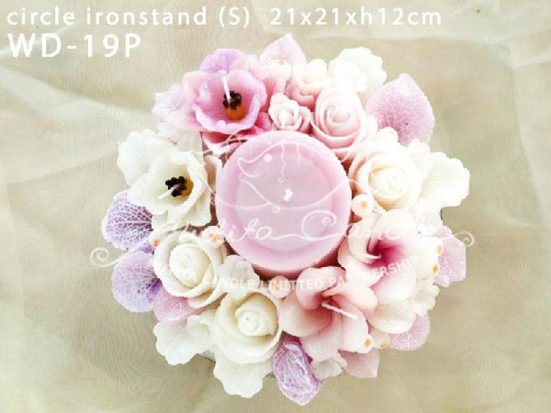 เทียนหอม เดชอุดม |  PINK WEDDING SET | WD-19P