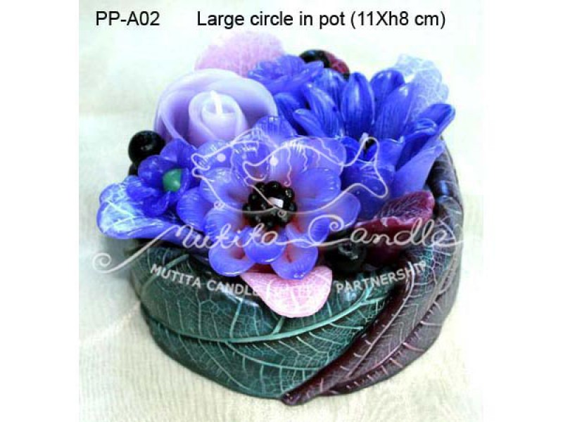 เทียนหอม เดชอุดม |  PINK PURPLE COLOUR A | PP-A02