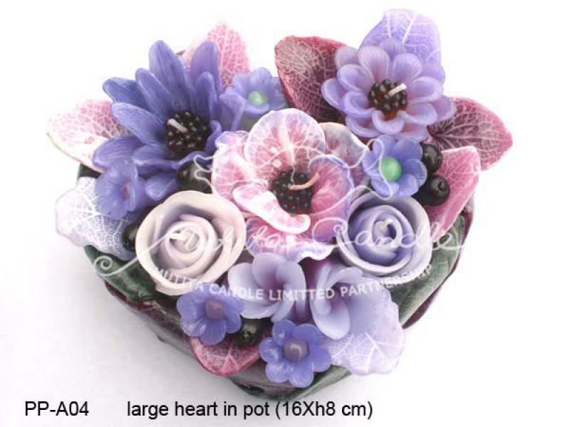 เทียนหอม เดชอุดม |  PINK PURPLE COLOUR A | PP-A04