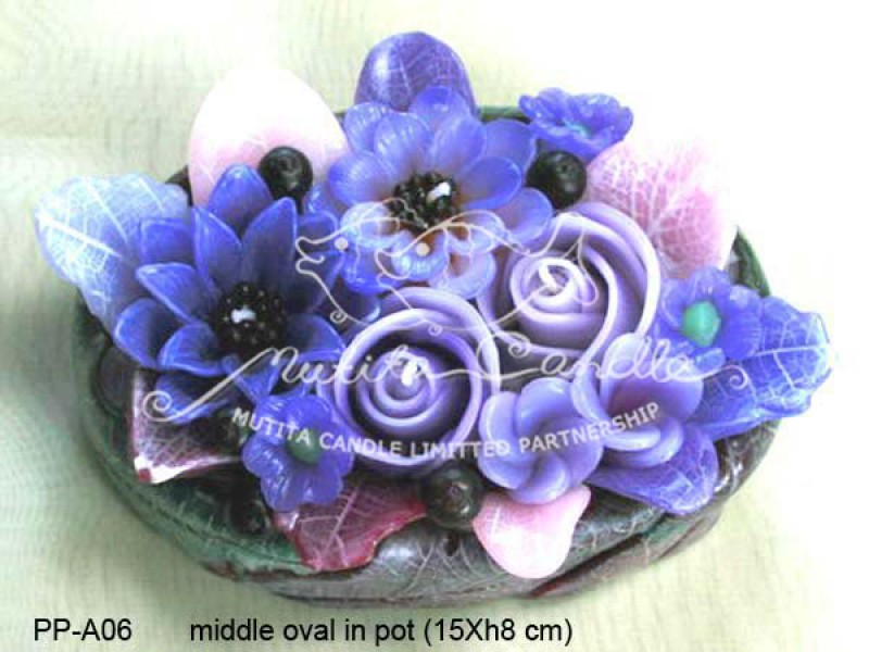 เทียนหอม เดชอุดม |  PINK PURPLE COLOUR A | PP-A06