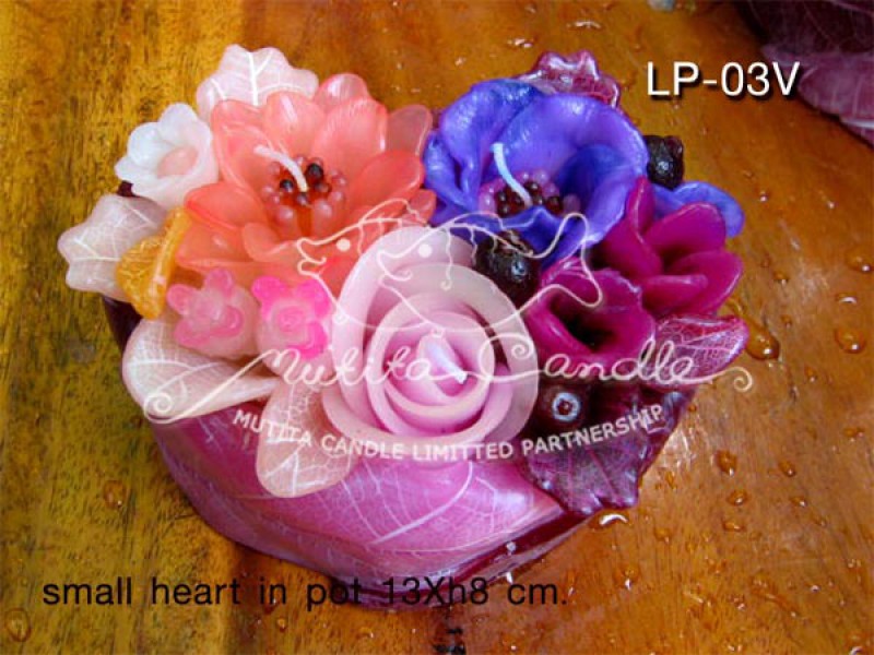 เทียนหอม เดชอุดม | PINK&PURPLE COLOUR SET | LP-03V