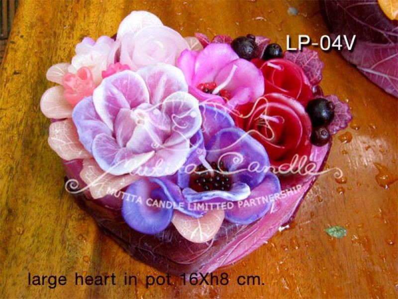 เทียนหอม เดชอุดม | PINK&PURPLE COLOUR SET | LP-04V