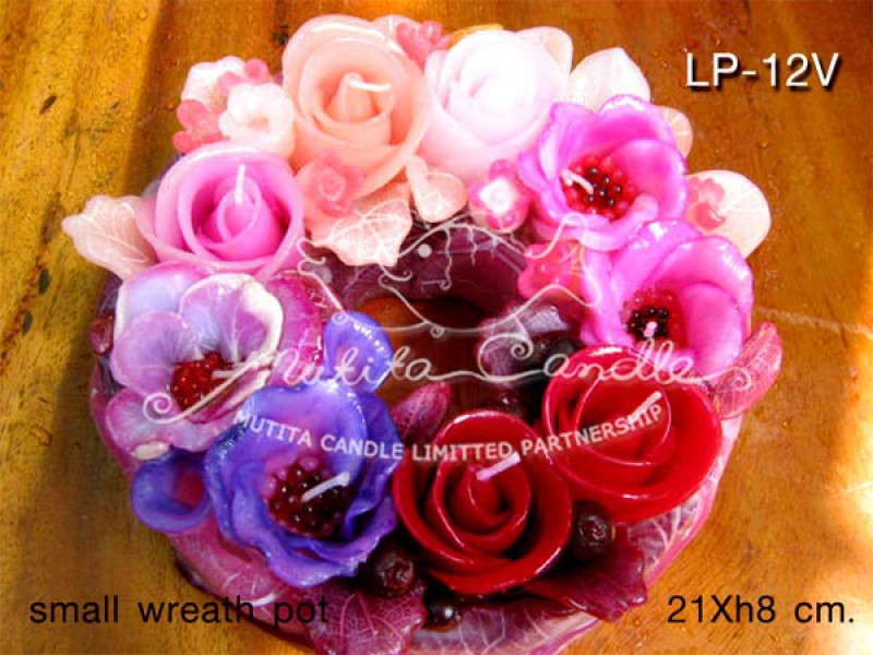 เทียนหอม เดชอุดม | PINK&PURPLE COLOUR SET | LP-12V