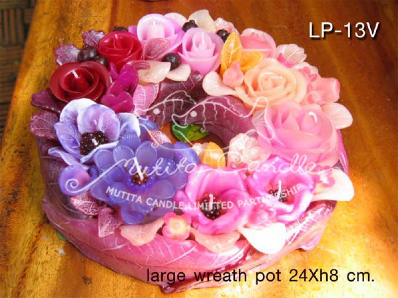 เทียนหอม เดชอุดม | PINK&PURPLE COLOUR SET | LP-13V