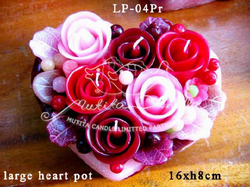เทียนหอม เดชอุดม | PINK ROSE SET2 | LP-04Pr