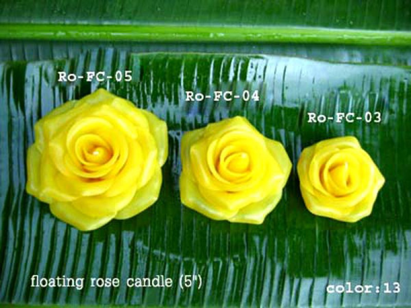 เทียนหอม เดชอุดม :  CATALOGUE03|Small floating flower candles from Thailand
FLOATING FLOWER CANDLES|Ro-FC-05-03|5 Inch