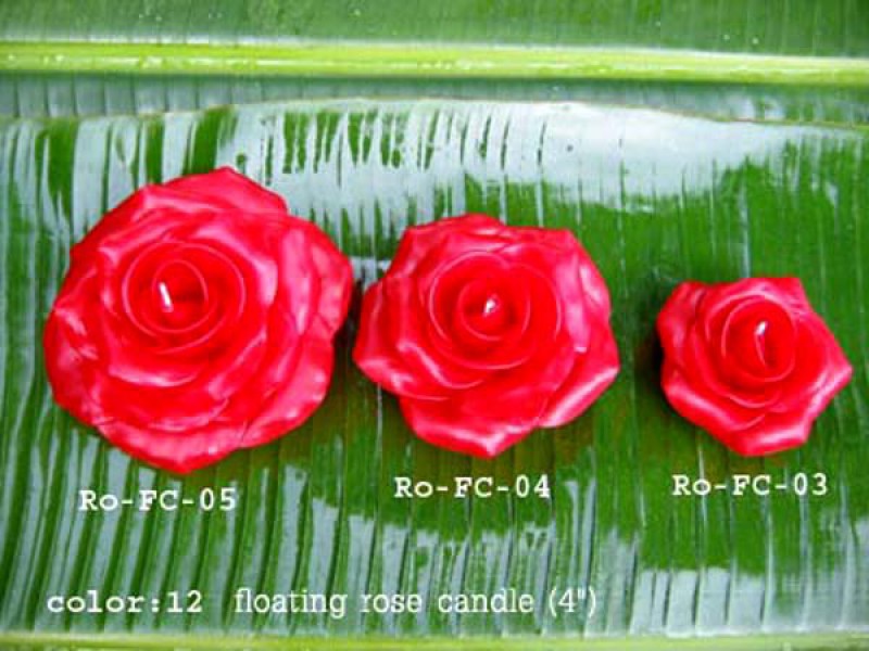 เทียนหอม เดชอุดม :  CATALOGUE03|Small floating flower candles from Thailand
FLOATING FLOWER CANDLES|Ro-FC-05-03|4 Inch