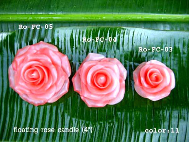 เทียนหอม เดชอุดม :  CATALOGUE03|Small floating flower candles from Thailand
FLOATING FLOWER CANDLES|Ro-FC-05-03|4 Inch