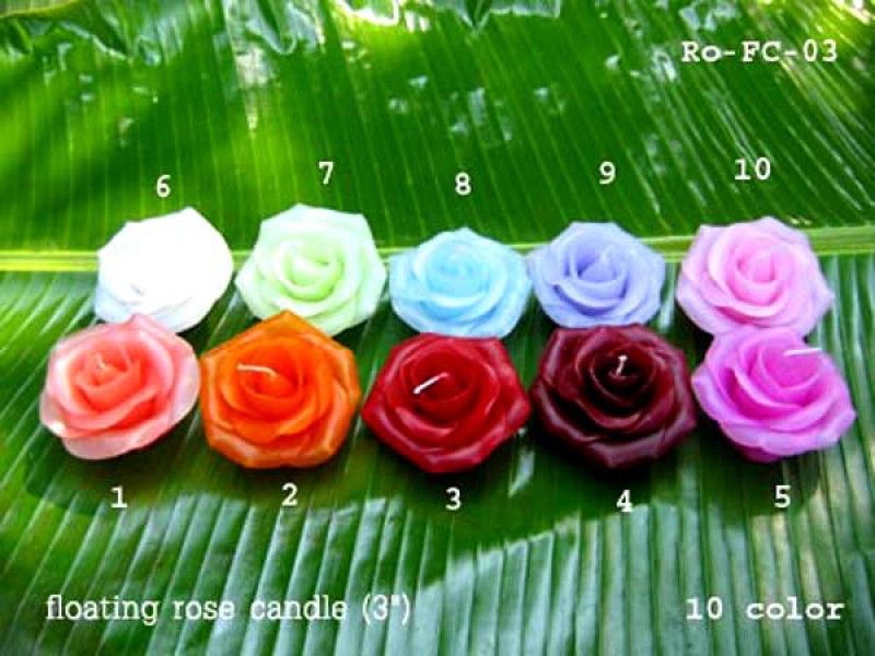 เทียนหอม เดชอุดม :  CATALOGUE03|Small floating flower candles from Thailand
FLOATING FLOWER CANDLES|Ro-FC-03|3 Inch
