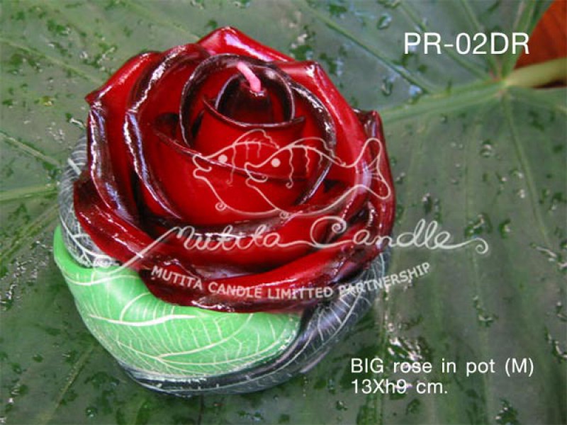 เทียนหอม เดชอุดม |  BIG ROSE SET | PR-02DR