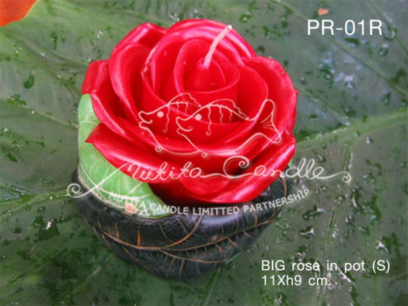 เทียนหอม เดชอุดม |  BIG ROSE SET | PR-01R