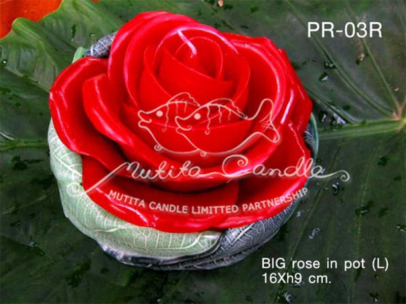 เทียนหอม เดชอุดม |  BIG ROSE SET | PR-03R