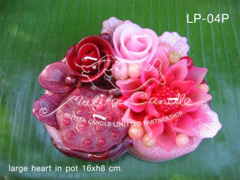 เทียนหอม เดชอุดม |  PINK COLOUR SET | LP-04P