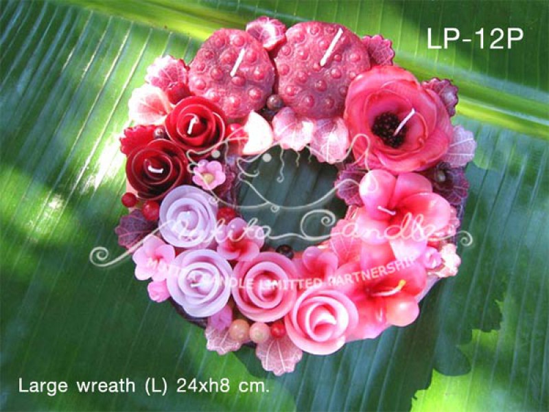 เทียนหอม เดชอุดม |  PINK COLOUR SET | LP-12P